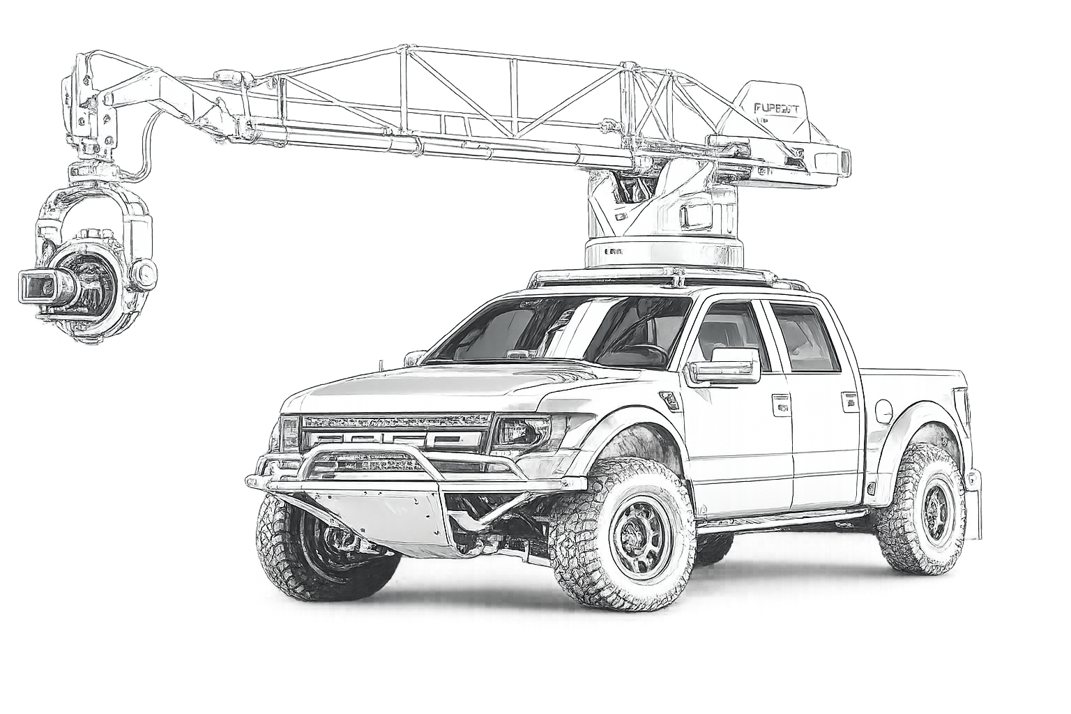 Light Benders vehicle camera rigging system